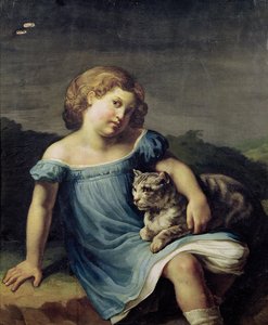 Portrét Louise Verneta jako dítěte, 1818-19